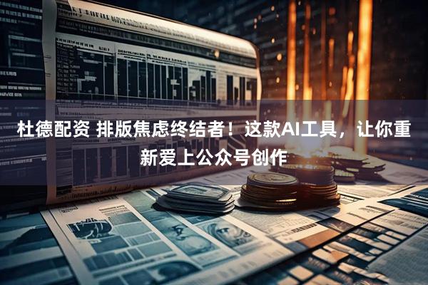 杜德配资 排版焦虑终结者！这款AI工具，让你重新爱上公众号创作