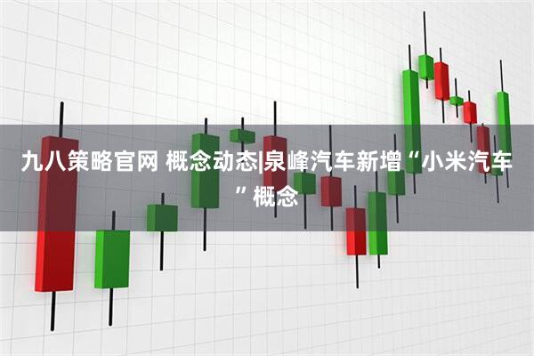 九八策略官网 概念动态|泉峰汽车新增“小米汽车”概念