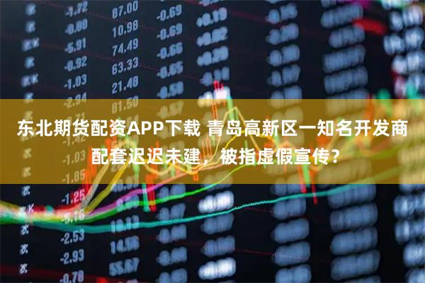 东北期货配资APP下载 青岛高新区一知名开发商 配套迟迟未建，被指虚假宣传？